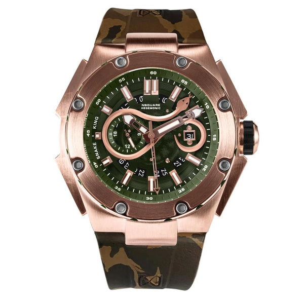 NSquare Snakeking Multifunction 21 Jewels Limited Edition Men's Watch - G0471-N10.11 Camo