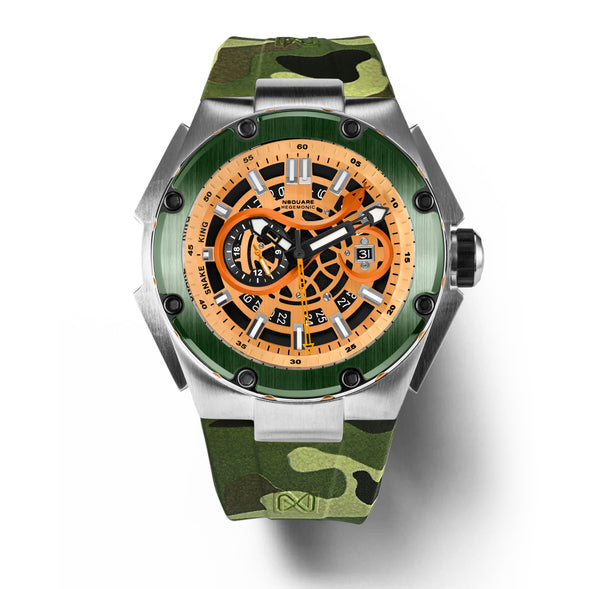 NSquare Snakeking Automatic 21 Jewels Limited Edition Men's Watch - G0471-N10.9 Camo