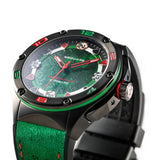 NSquare Casino Royale Limited Edition Automatic 21 Jewels Limited Edition Men's Watch - G0544-N40.1 GREEN STRAP