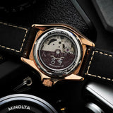 AG Collective The Lu Bu San Guo Series Black Leather Strap Men Watch G 8040 SAN-WAR