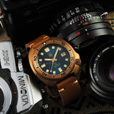 THE DEEP SEA AG COLLECTIVE BRONZE SERIES G 8044 G-BU 200M DIVER WATCH