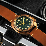 THE SEA TITAN AG COLLECTIVE BRONZE SERIES G 8044 G-GN 200M DIVER WATCH