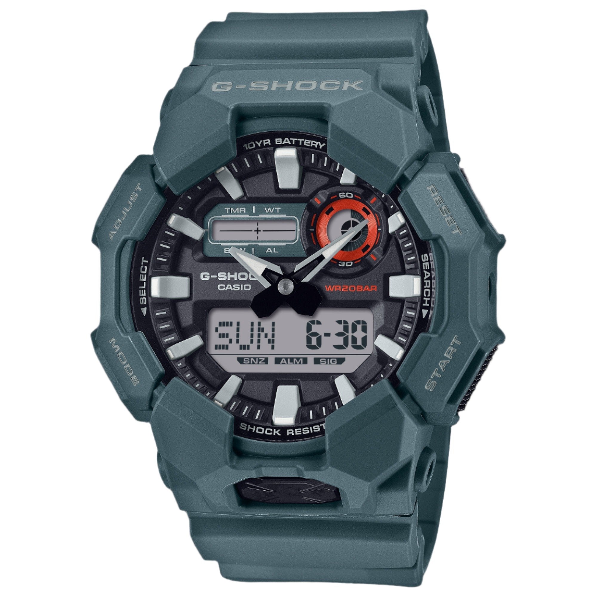 Casio G-Shock Analog-Digital Black Resin GA-010 With P Series