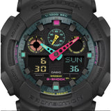 Casio G-Shock Black Resin Strap Men Watch GA-100MF-1ADR