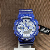 CASIO G-SHOCK GA-110BWP-2ADR-P BLUE RESIN UNISEX WATCH