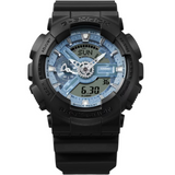 Casio G-Shock Digital-Analogue Black Resin Strap Men Watch GA-110CD-1A2DR-P