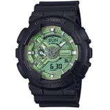 Casio G-Shock Digital-Analogue Black Resin Strap Men Watch GA-110CD-1A3DR-P