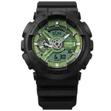 Casio G-Shock Digital-Analogue Black Resin Strap Men Watch GA-110CD-1A3DR-P