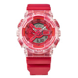 Casio G-Shock Digital-Analogue Red Resin Strap Men Watch GA-110GL-4ADR