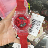 Casio G-Shock Digital-Analogue Red Resin Strap Men Watch GA-110GL-4ADR