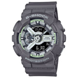 Casio G-Shock Digital-Analogue Gray Resin Strap Men Watch GA-110HD-8ADR