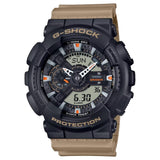 Casio G-Shock Digital-Analog Brown Resin Strap Men's Watch GA-110TU-1A5DR