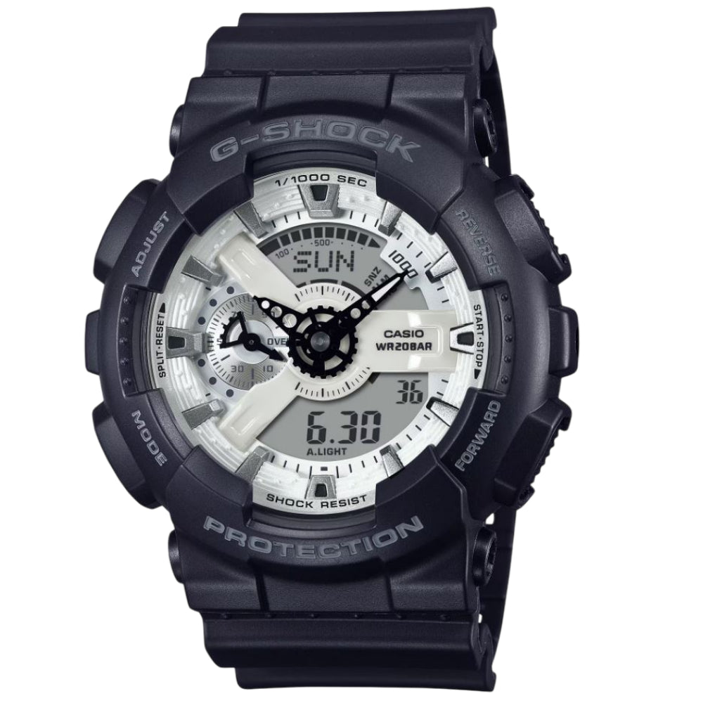 Casio G-Shock Digital-Analogue Black Resin Strap Men Watch GA-100WD & GA-110WD Series