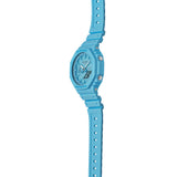 Casio G-Shock Blue Resin Strap Men Watch GA-2100-2A2DR-P