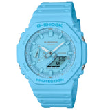 Casio G-Shock Blue Resin Strap Men Watch GA-2100-2A2DR