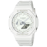 Casio G-Shock White Resin Strap Men Watch GA-2100-7A7DR-P