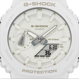 Casio G-Shock White Resin Strap Men Watch GA-2100-7A7DR-P