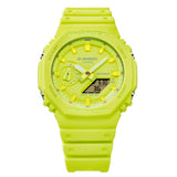 Casio G-Shock Mint Green Resin Strap Men Watch GA-2100-9A9DR-P