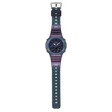 Casio G-Shock Purple Resin Strap Men Watch GA-2100AH-6ADR-P