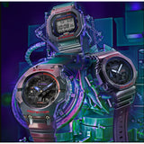 Casio G-Shock Purple Resin Strap Men Watch GA-2100AH-6ADR-P