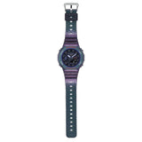 Casio G-Shock Purple Resin Strap Men Watch GA-2100AH-6ADR