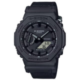 Casio G-Shock Black Cloth Eco Fabric Strap Men Watch GA-2100BCE-1ADR