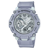 Casio G-Shock Metallic Silver Dial & Strap Men Watch GA-2200FF-8ADR