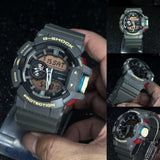 Casio G-Shock Digital-Analogue Gray Resin Strap Men Watch GA-400PC-8ADR