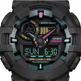 Casio G-Shock Digital-Analogue Black Resin Strap Men Watch GA-700MF-1ADR-P