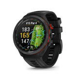 Garmin Approach Black Ceramic Bezel With Black Silicone Strap Unisex Smartwatch GM-010-02746-52