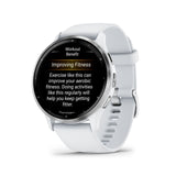 Garmin Venu 3 Silver Stainless Steel Bezel with Whitestone Case Unisex Smartwatch GM-010-02784-50