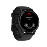 Garmin Venu 3 Slate Stainless Steel Bezel with Black Case Unisex Smartwatch GM-010-02784-51