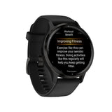 Garmin Venu 3 Slate Stainless Steel Bezel with Black Case Unisex Smartwatch GM-010-02784-51