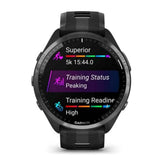 Garmin Forerunner 965 Black Silicone Strap Men Smartwatch GM-010-02809-80