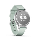 Garmin Lily 2 Classic Silver with Sage Gray Nylon Band Women Smartwatch GM-010-02839-63