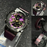 Casio G-Shock Digital-Analogue Purple Resin Strap Men Watch GM-110CL-6ADR-P