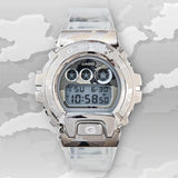 Casio G-Shock Digital White Resin Strap Men Watch GM-6900SCM-1DR-P