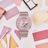 Casio G-Shock Pink Resin Strap Women Watch GMA-P2100ST-4ADR-P