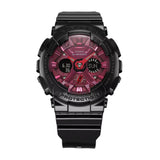 Casio G-Shock Chronograph Black Resin Strap Women Watch GMA-S120RB-1ADR-P