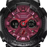 Casio G-Shock Chronograph Black Resin Strap Women Watch GMA-S120RB-1ADR-P