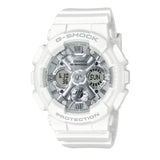 Casio G-Shock Digital Analog White Resin Strap Shock Resistant Unisex Watch GMA-S120VA-7ADR-P