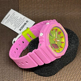 Casio G-Shock Pink Resin Strap Women Watch GMA-S2100BS-4ADR-P