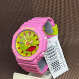 Casio G-Shock Pink Resin Strap Women Watch GMA-S2100BS-4ADR-P