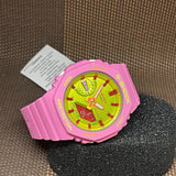 Casio G-Shock Pink Resin Strap Women Watch GMA-S2100BS-4ADR-P