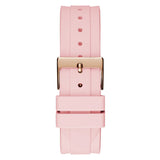 Guess Sparkling Dial Pink Silicone Strap Women Watch GW0032L4