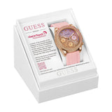 Guess Sparkling Dial Pink Silicone Strap Women Watch GW0032L4