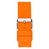 Guess Multifunction Black Dial Orange Silicone Strap Men Watch GW0203G10