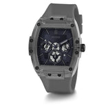 Guess Multifunction Grey Silicone Strap Men Watch GW0203G9