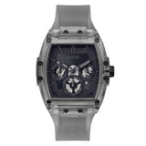 Guess Multifunction Grey Silicone Strap Men Watch GW0203G9