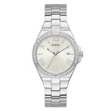 Guess Silver Dial Stainless Steel Strap Women Watch GW0286L1